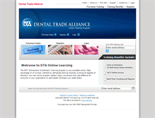 Tablet Screenshot of dtatraining.com